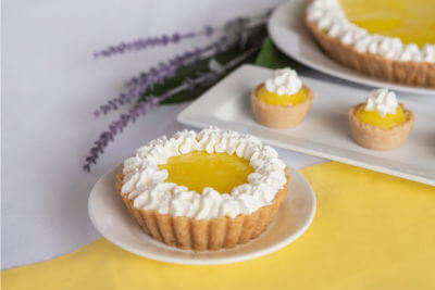 Lemon Cream Cheese pie dessert for dysphagia diets